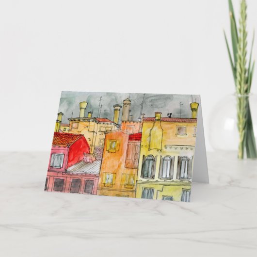 Italiaans straatwenskaart kaart (Voorkant)