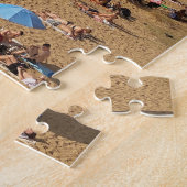 Italiaans strand in Gallipoli, Puglia Legpuzzel (Zijkant)