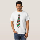 Italiaans Stropdas T-Shirt (Voorkant volledig)
