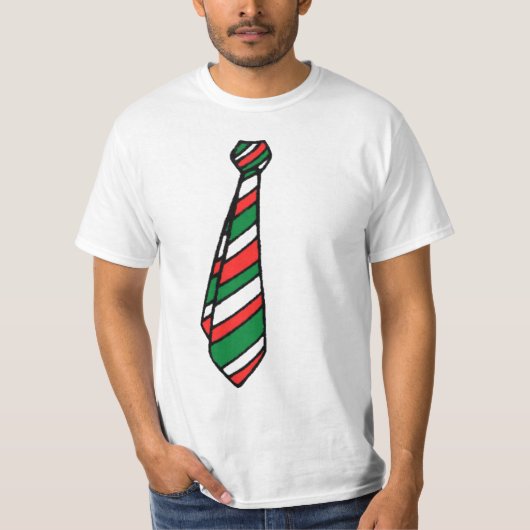 Italiaans Stropdas T-Shirt (Voorkant)