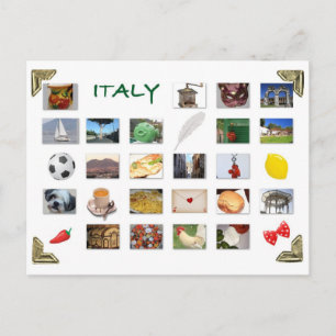 Italiaans symbool briefkaart