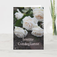 italiaans sympathie Sentite Condoglianze