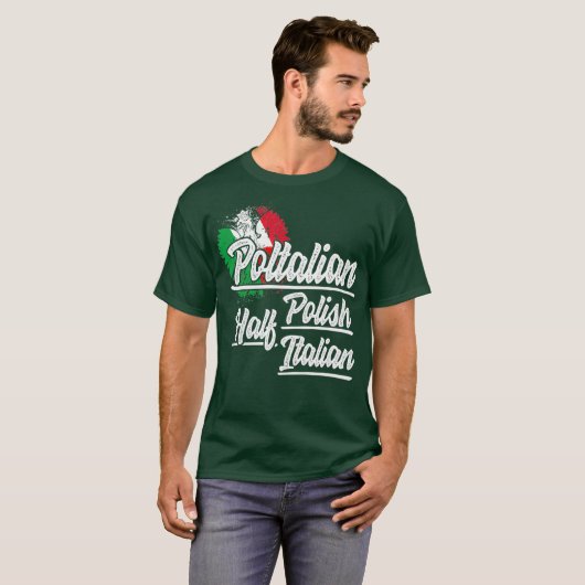 Italiaans T-shirt (Voorkant volledig)