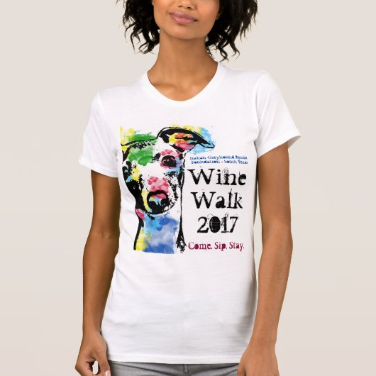 Italiaans t-shirt voor de redding van de Greyhound (Voorkant)
