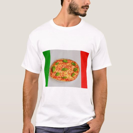 ITALIAANS T-SHIRT VOOR MANNEN BASISONTWERP (Voorkant)