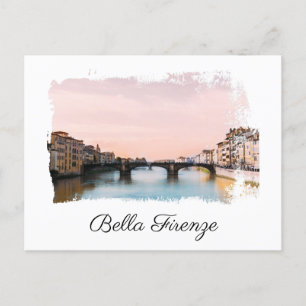 ** Italiaans taalbedrijf AP12 Florence Briefkaart