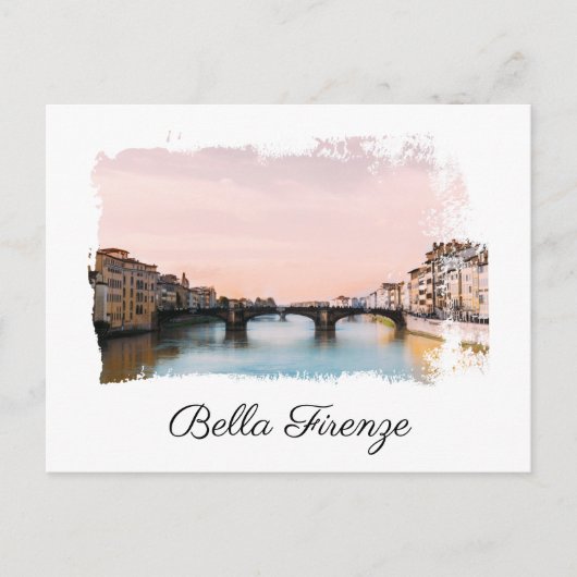 ** Italiaans taalbedrijf AP12 Florence Briefkaart (Voorkant)