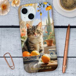 Italiaans Tabby Cat Fine Art Telefoonhoesje iPhone 15 Case
