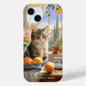 Italiaans Tabby Cat Fine Art Telefoonhoesje Case-Mate iPhone Case (Achterkant)