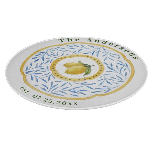 Italiaans Tegel - Eigen jaarglas Snijplank (Hoek)