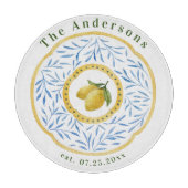 Italiaans Tegel - Eigen jaarglas Snijplank (Voorkant)