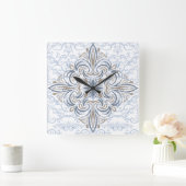 Italiaans Tegel wandklok, vierkante wandklok (Huis)