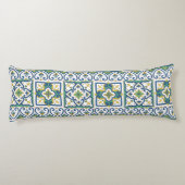 Italiaans tegelpatroon - Siciliaanse keramiek Lichaamskussen (Achterkant)