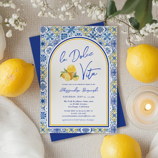 Italiaans Tegels La Dolce Vita Zomer Vrijgezellenf Kaart