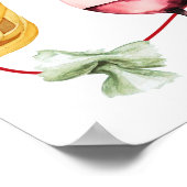 Italiaans That's Amore Bruiloft Borrel Zitplaatska Poster (Hoek)