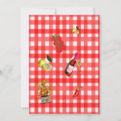 Italiaans thema 50e verjaardag uitnodiging (Achterkant)