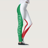 Italiaans Thema Italiaanse Vlag Vrouwen Leggings (Rechts)