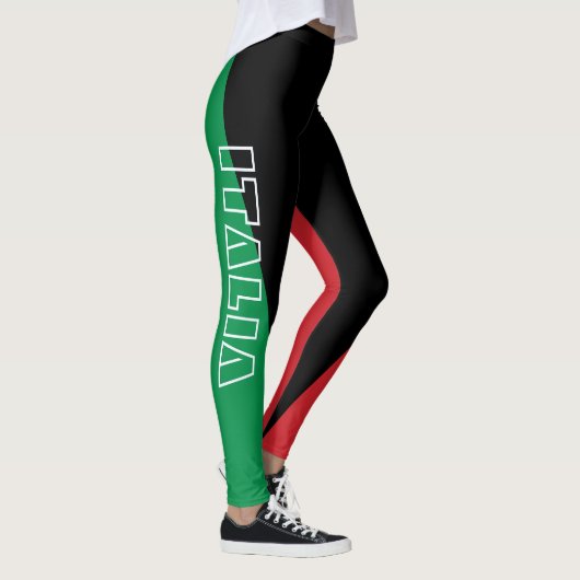 Italiaans thema Italiaanse vrouwen Leggings (Rechts)