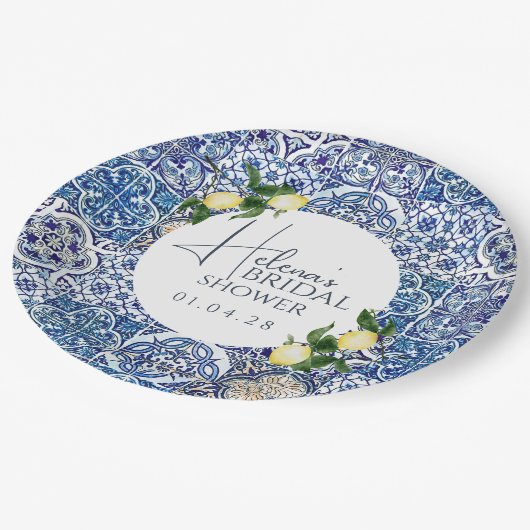 Italiaans thema papier Bord | Elegant Vrijgezellen (Gekanteld)