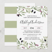 Italiaans Toscaans Baby shower Kaart (Voorkant / Achterkant)