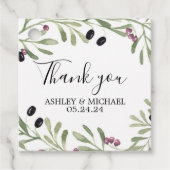 Italiaans Toscaans Feest Favor Label (Voorkant)