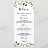 Italiaans Toscaans Grieks Vrijgezellenfeest, huwel Menu (Voorkant)