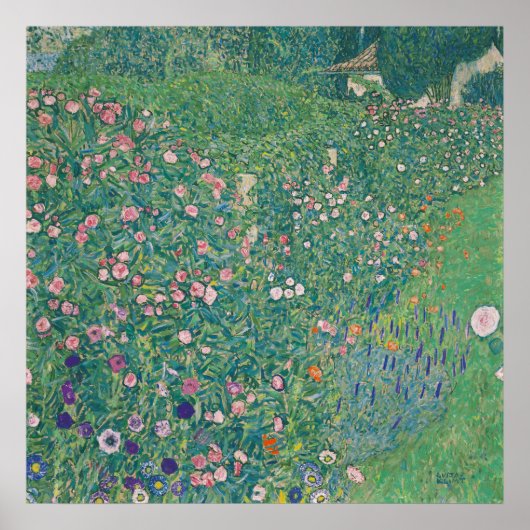 Italiaans tuinlandschap - Gustav Klimt (1913) Poster (Voorkant)