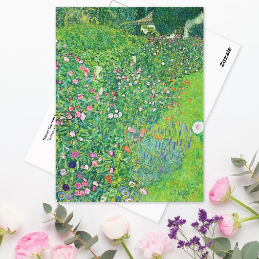 Italiaans tuinlandschap Gustav Klimt Briefkaart