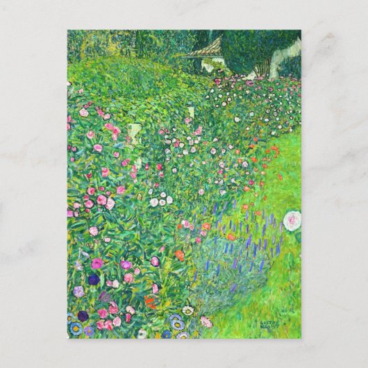 Italiaans tuinlandschap Gustav Klimt Briefkaart (Voorkant)