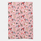 Italiaans Valentijn Patroon Theedoek (Verticaal)