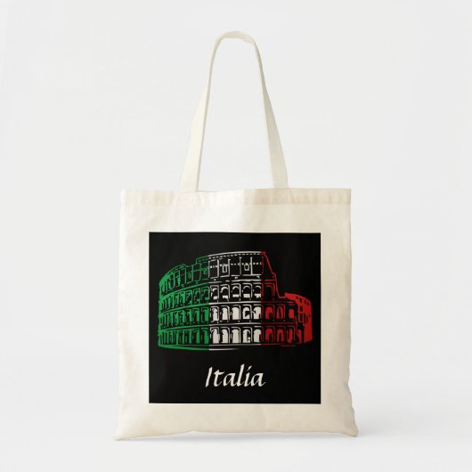 Italiaans valkengebak in Rome Coliseum Tote Bag (Voorkant)