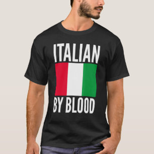 Italiaans van bloed sarcastische zegswijze voor Un T-shirt