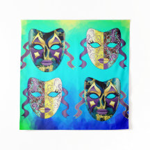 Italiaans Venetiaans Carnaval Masker Patroon