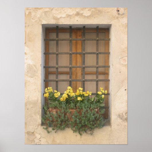 Italiaans venster poster (Voorkant)
