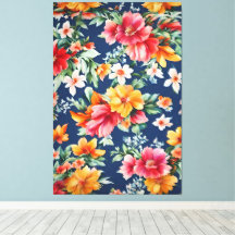 Italiaans verbazingwekkend zomer helder bloemmotie