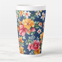 Italiaans verbazingwekkend zomer helder bloemmotie