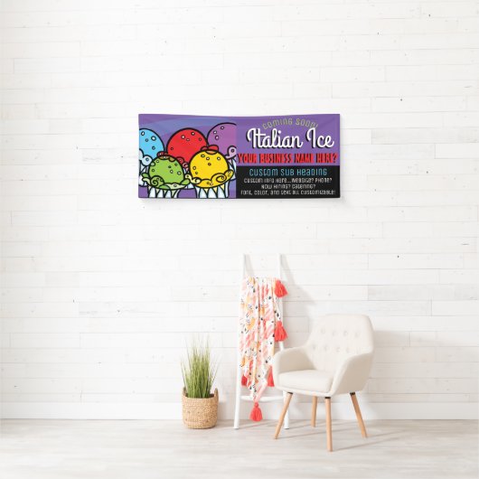 Italiaans  verbod op waterijs/partij spandoek (Insitu)