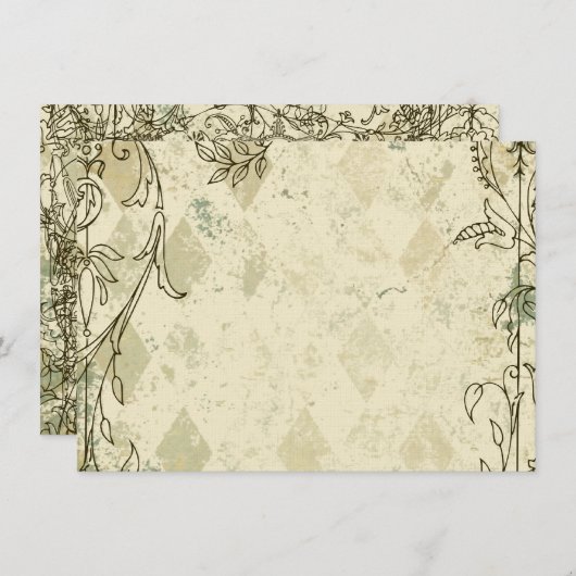  Italiaans Verdigris Persoonlijk Bedankt (Voorkant / Achterkant)