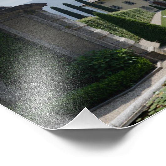 Italiaans Villa - Comomeer Foto Afdruk (Hoek)