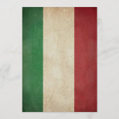 Italiaans Vintage 60e Verjaardagsdiner Menu (Achterkant)
