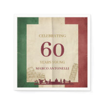 Italiaans Vintage 60ste Verjaardagsfeest