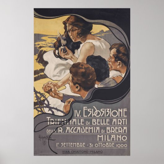 Italiaans vintage poster (Voorkant)