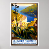 Italiaans vintonijnse Riviera Poster (Voorkant)