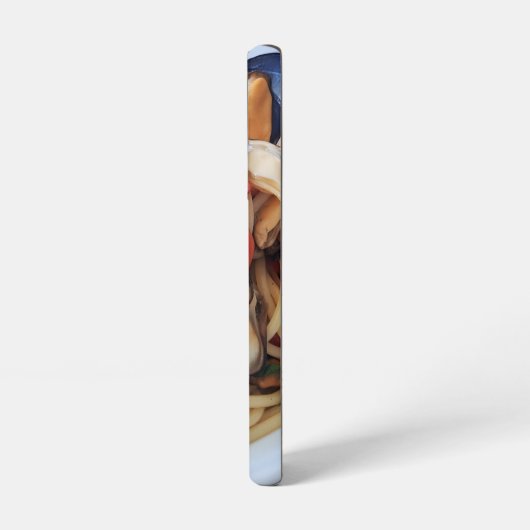 Italiaans Vis en zeevruchten Pasta Samsung Hoesje Samsung Galaxy Hoesje (Linkerkant)