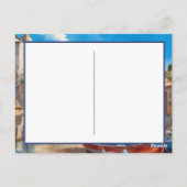 Italiaans vissersdorp briefkaart (Achterkant)