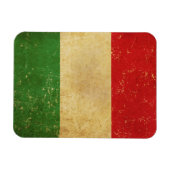 Italiaans vlag  Grunge ontwerp Magneet (Horizontaal)