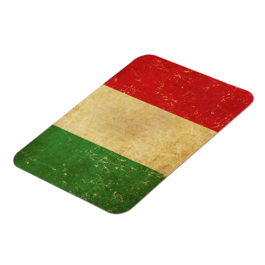 Italiaans vlag  Grunge ontwerp Magneet (Linkerzijde)