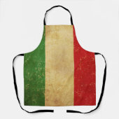 Italiaans vlag  Grunge ontwerp Schort (Voorkant)