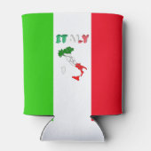 Italiaans vlagembleem blikjeskoeler (Achterkant)