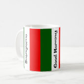 Italiaans vlaggenontwerp koffie Mok (Voorkant links)
